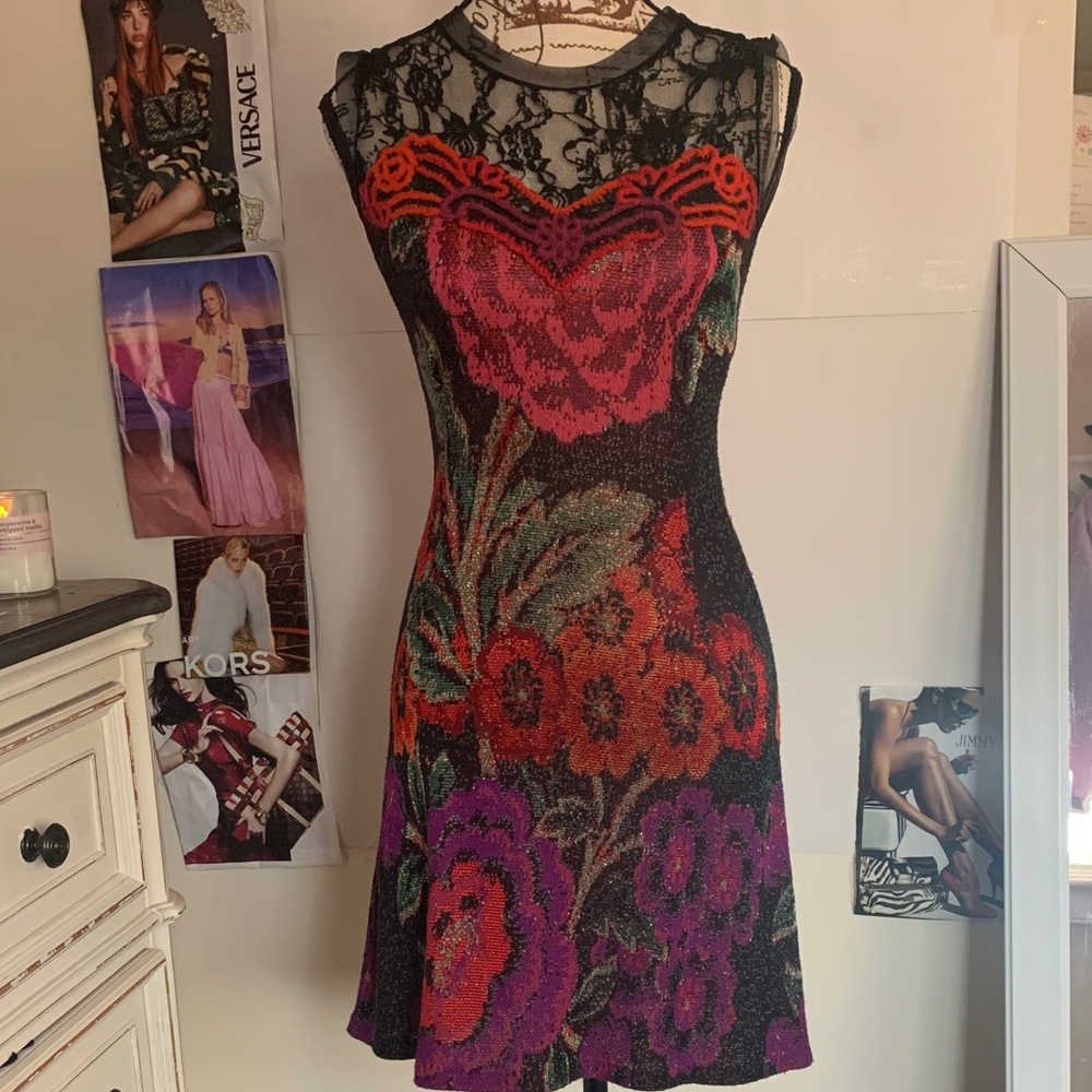 CECILIA PRADO Floral Lace Women's Dress
